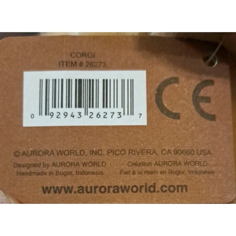 NWT‎ Aurora Miyoni CORGI PEMBROKE WELSH Dog Puppy 11
